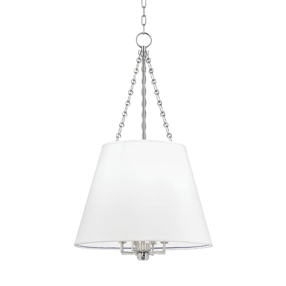 Pendants Fabric Shade by Hudson Valley ( 70 | 6422-PN Burdett ) 