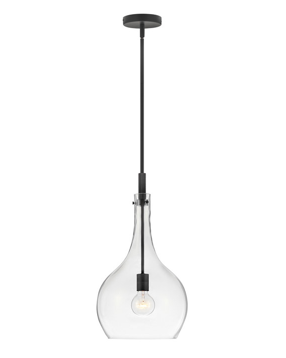 Pendants Glass Down by Hinkley ( 13 | 4457BK-CL Ziggy ) 