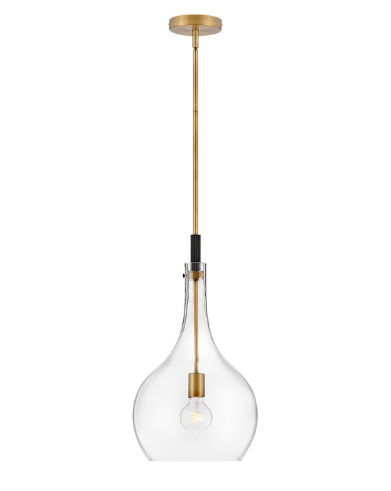 Pendants Glass Down by Hinkley ( 13 | 4457HB-CL Ziggy ) 