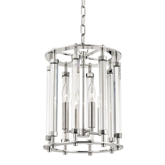 Foyer/Hall Lanterns Open Frame by Hudson Valley ( 70 | 2812-PN Haddon ) 