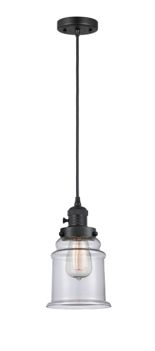 Mini Pendants Glass Down by Innovations ( 405 | 201CSW-BK-G182 Franklin Restoration ) 