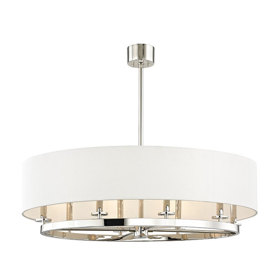 Large Chandeliers Drum Shade by Hudson Valley ( 70 | 6539-PN Durham ) 