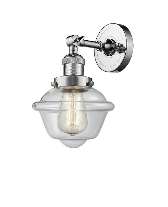 Sconces Single Glass by Innovations ( 405 | 203-PC-G532 Franklin Restoration ) 