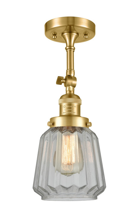 Semi-Flush Mts. Directional by Innovations ( 405 | 201F-SG-G142-LED Franklin Restoration ) 