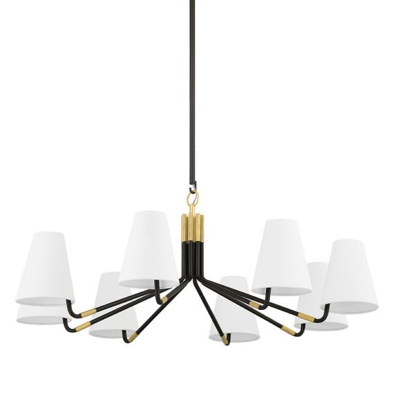 Large Chandeliers Candle by Hudson Valley ( 70 | 6640-AGB/DB Stanwyck ) 