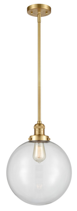 Mini Pendants Glass Down by Innovations ( 405 | 201S-SG-G202-12-LED Franklin Restoration ) 