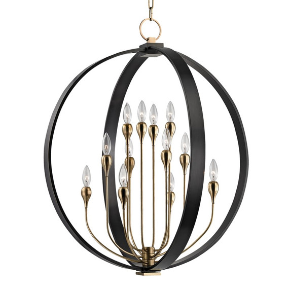 Mid. Chandeliers Sphere by Hudson Valley ( 70 | 6730-AOB Dresden ) 