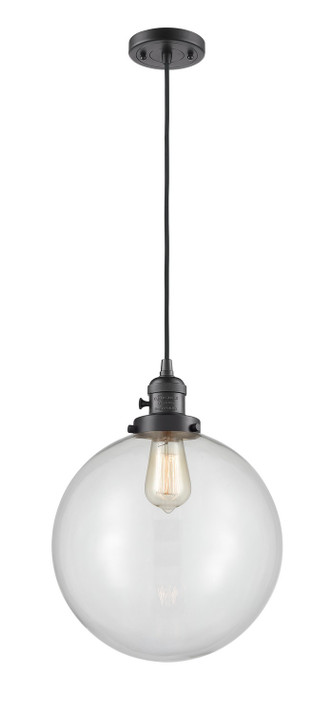 Mini Pendants Glass Down by Innovations ( 405 | 201CSW-OB-G202-12-LED Franklin Restoration ) 