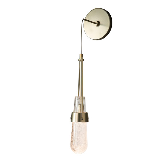 Sconces Single Glass by Hubbardton Forge ( 39 | 201392-SKT-86-YG0434 Link ) 