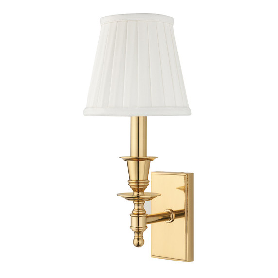 Sconces Single Candle by Hudson Valley ( 70 | 6801-PB Ludlow ) 