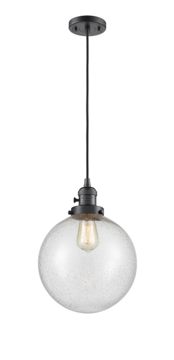 Mini Pendants Glass Down by Innovations ( 405 | 201CSW-OB-G204-10-LED Franklin Restoration ) 