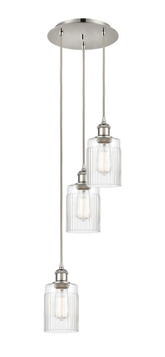 Mini Pendants 3 Light Cluster by Innovations ( 405 | 113B-3P-PN-G342 Ballston ) 