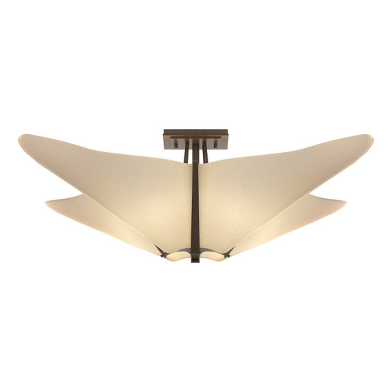 Semi-Flush Mts. Bowl Style by Hubbardton Forge ( 39 | 123305-SKT-05-SH1995 Kirigami ) 