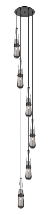 Pendants Multi-port/Cascade by Innovations ( 405 | 116-452-1P-BK-G452-4SM Downtown Urban ) 