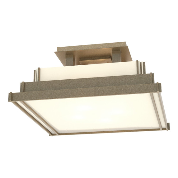 Semi-Flush Mts. Glass Down by Hubbardton Forge ( 39 | 123705-SKT-84-CC0416 Steppe ) 