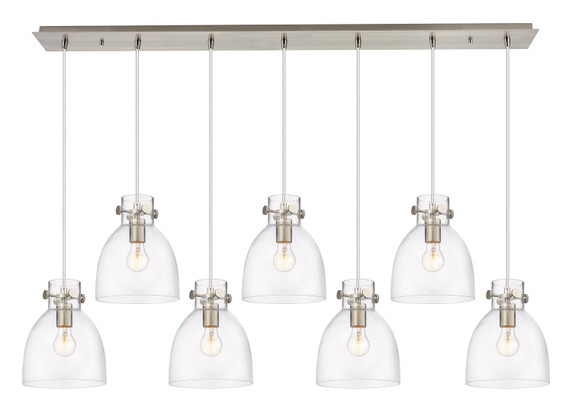 Linear/Island 4 Light + by Innovations ( 405 | 127-410-1PS-SN-G412-8CL Downtown Urban ) 