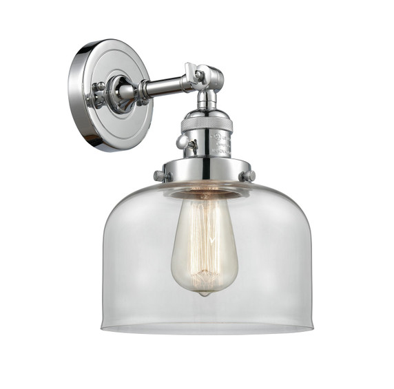 Sconces Single Glass by Innovations ( 405 | 203SW-PC-G72-LED Franklin Restoration ) 