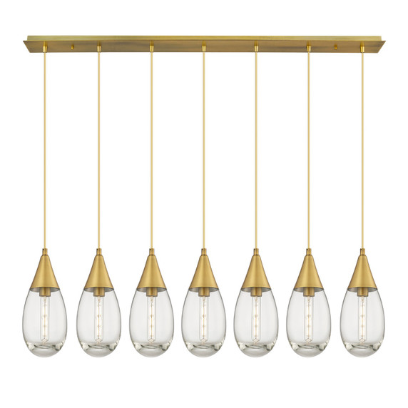 Linear/Island 4 Light + by Innovations ( 405 | 127-450-1P-BB-G450-6CL Downtown Urban ) 
