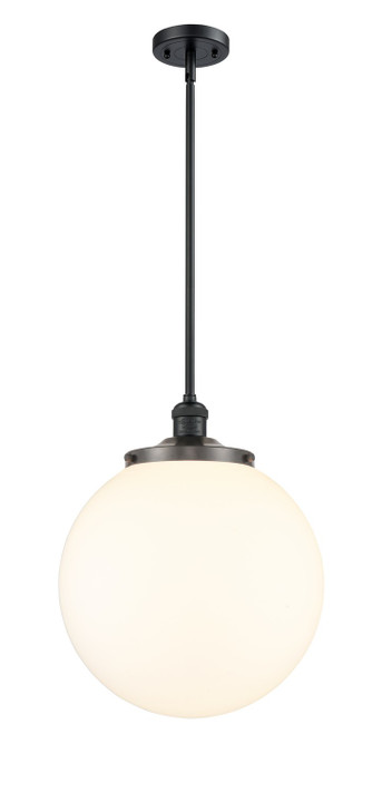 Pendants Sphere by Innovations ( 405 | 201S-BK-G201-14-LED Franklin Restoration ) 