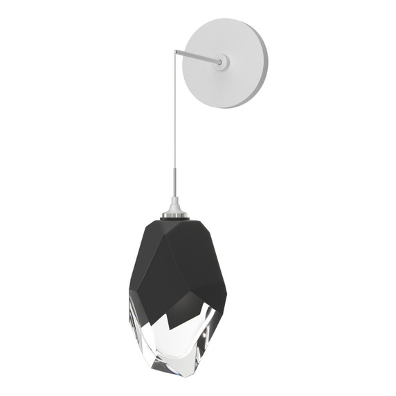 Sconces Single Glass by Hubbardton Forge ( 39 | 201398-SKT-02-BP0755 Chrysalis ) 