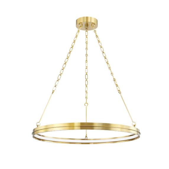 Mid. Chandeliers Ring/Halo by Hudson Valley ( 70 | 7128-AGB Rosendale ) 