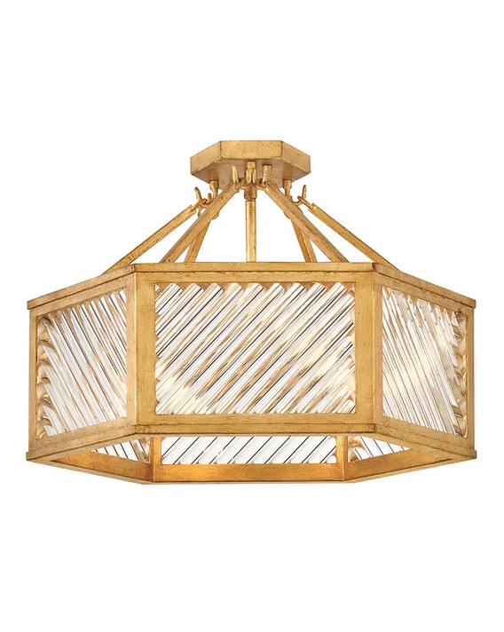 Semi-Flush Mts. Cage by Hinkley ( 13 | 47461DA Sura ) 