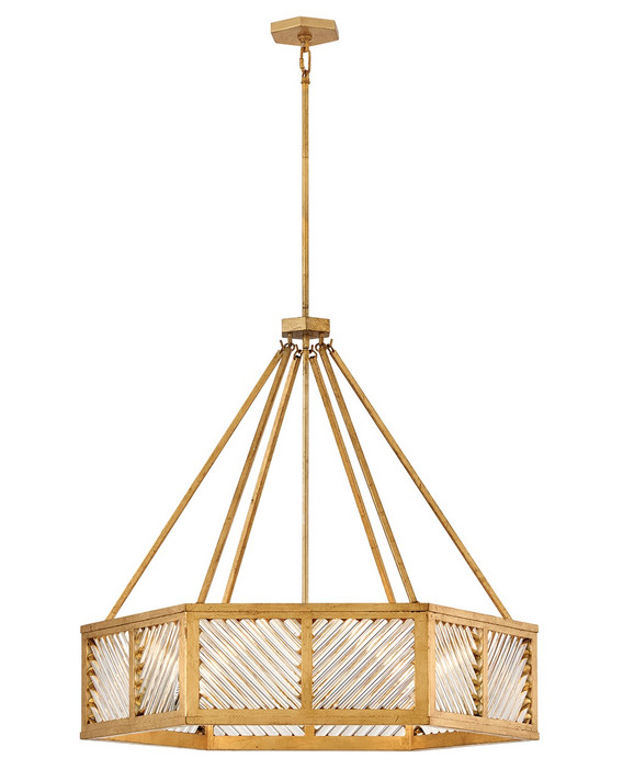 Mid. Chandeliers Glass Down by Hinkley ( 13 | 47466DA Sura ) 