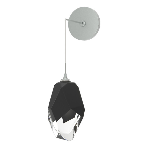 Sconces Single Glass by Hubbardton Forge ( 39 | 201398-SKT-82-BP0755 Chrysalis ) 