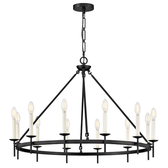 Mid. Chandeliers Candle by Hinkley ( 13 | 47476BK Copley ) 