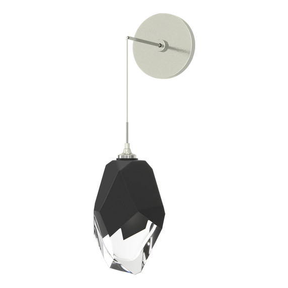 Sconces Single Glass by Hubbardton Forge ( 39 | 201398-SKT-85-BP0755 Chrysalis ) 