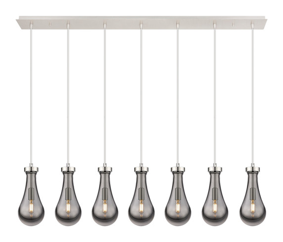 Linear/Island 4 Light + by Innovations ( 405 | 127-451-1P-PN-G451-5SM Downtown Urban ) 