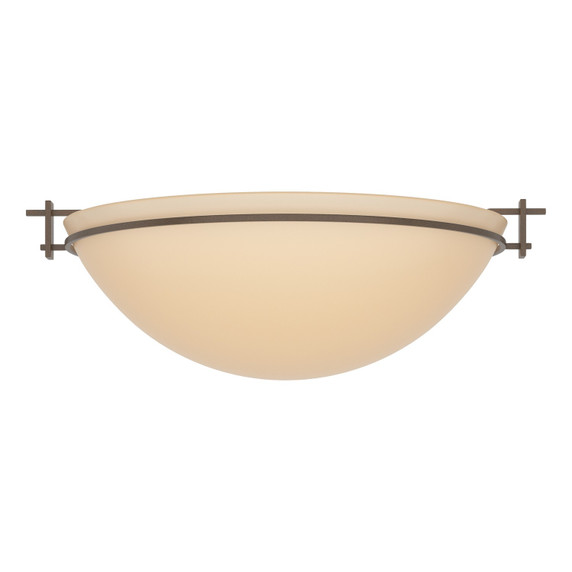 Flush Mounts Bowl Style by Hubbardton Forge ( 39 | 124252-SKT-05-SS0050 Moonband ) 