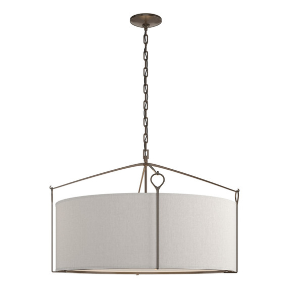 Pendants Drum Shade by Hubbardton Forge ( 39 | 104255-SKT-05-SE2899 Bow ) 