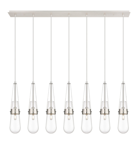 Linear/Island 4 Light + by Innovations ( 405 | 127-452-1P-PN-G452-4CL Downtown Urban ) 