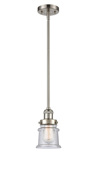 Mini Pendants Glass Down by Innovations ( 405 | 201S-SN-G184S-LED Franklin Restoration ) 