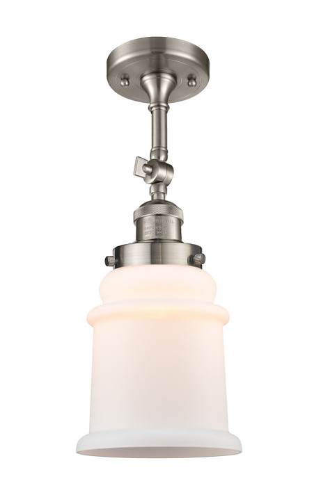 Semi-Flush Mts. Glass Down by Innovations ( 405 | 201F-SN-G181 Franklin Restoration ) 