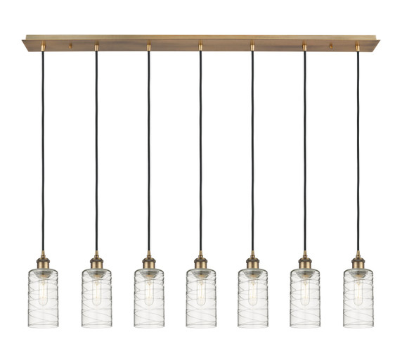 Linear/Island 4 Light + by Innovations ( 405 | 127B-7P-BB-G434-7DE Downtown Urban ) 