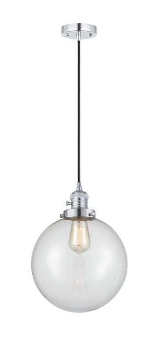 Mini Pendants Glass Down by Innovations ( 405 | 201CSW-PC-G202-10-LED Franklin Restoration ) 