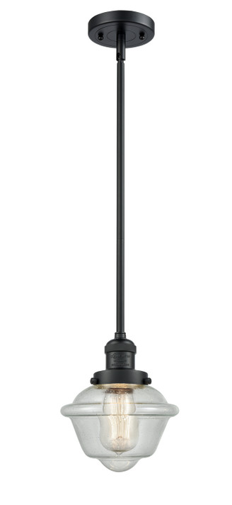 Mini Pendants Glass Down by Innovations ( 405 | 201S-BK-G534-LED Franklin Restoration ) 