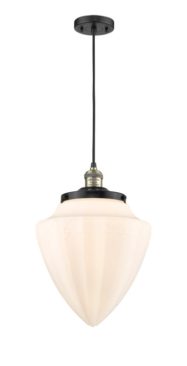 Pendants Glass Down by Innovations ( 405 | 201C-BAB-G661-12-LED Franklin Restoration ) 