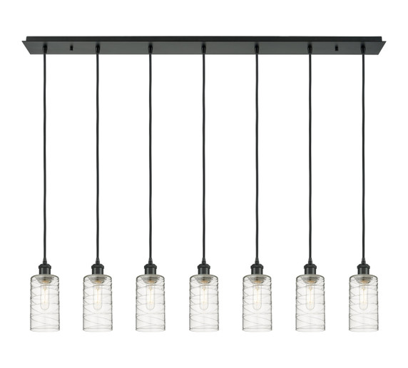 Linear/Island 4 Light + by Innovations ( 405 | 127B-7P-BK-G434-7DE Downtown Urban ) 
