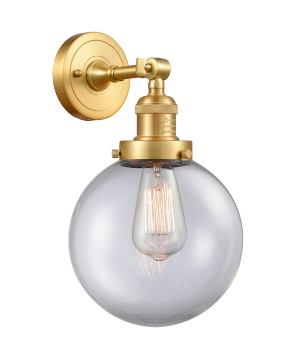 Sconces Single Glass by Innovations ( 405 | 203-SG-G202-8-LED Franklin Restoration ) 