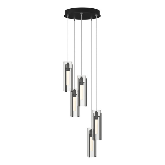 Pendants Multi-port/Cascade by Hubbardton Forge ( 39 | 131124-SKT-STND-10-ZM0065 Exos Glass ) 