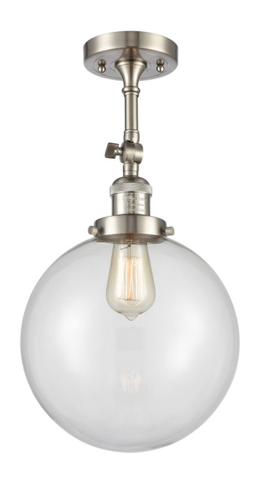 Semi-Flush Mts. Directional by Innovations ( 405 | 201F-SN-G202-10-LED Franklin Restoration ) 