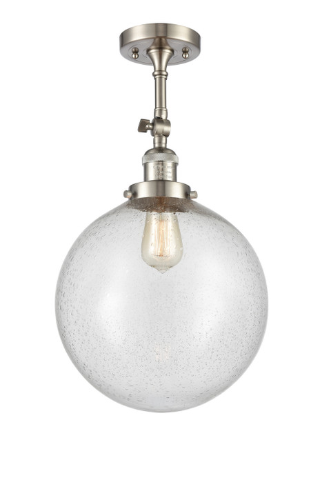 Semi-Flush Mts. Glass Down by Innovations ( 405 | 201F-SN-G204-12 Franklin Restoration ) 