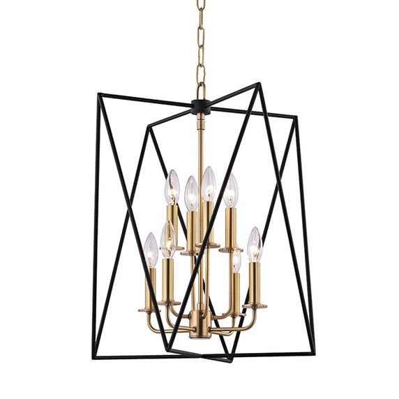Foyer/Hall Lanterns Open Frame by Hudson Valley ( 70 | 1118-AGB Laszlo ) 