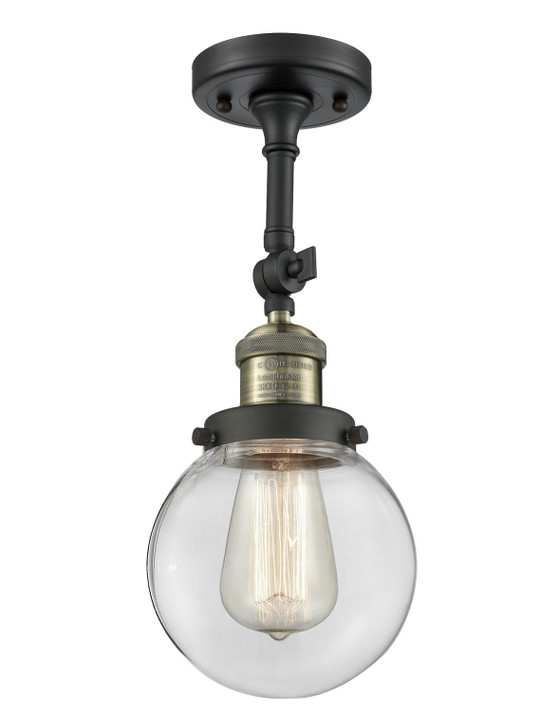 Semi-Flush Mts. Directional by Innovations ( 405 | 201F-BAB-G202-6-LED Franklin Restoration ) 
