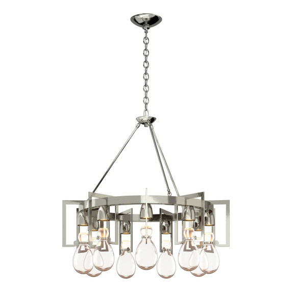 Mid. Chandeliers Glass Down by Hubbardton Forge ( 39 | 104360-SKT-85-ZM0572 Apothecary ) 