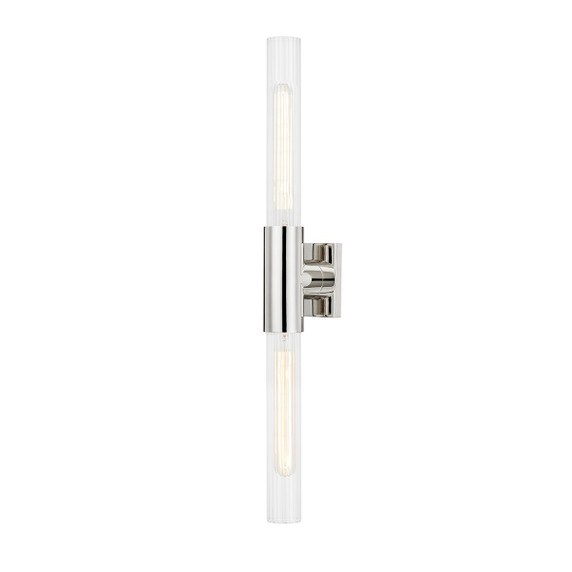 Sconces Double Glass by Hudson Valley ( 70 | 1202-PN Asher ) 