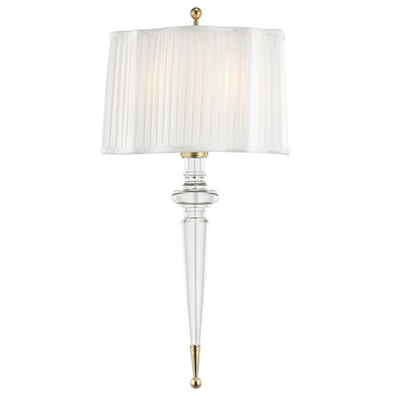 Sconces Double Candle by Hudson Valley ( 70 | 7611-AGB Tipton ) 